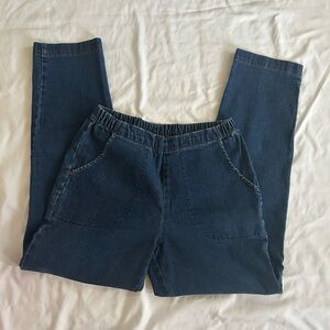Vintage Croft and Barrow Dark Blue Ankle Jeans